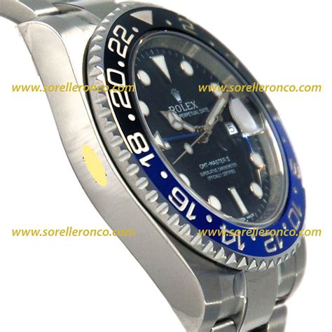 rolex gmt blu e nero prezzo|Orologio Rolex GMT.